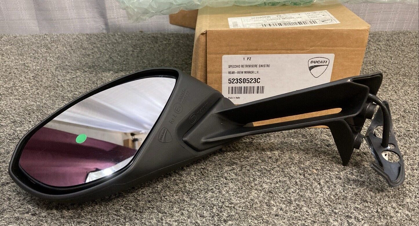 NEW GENUINE DUCATI 523S0523C REAR-VIEW MIRROR L.H.
