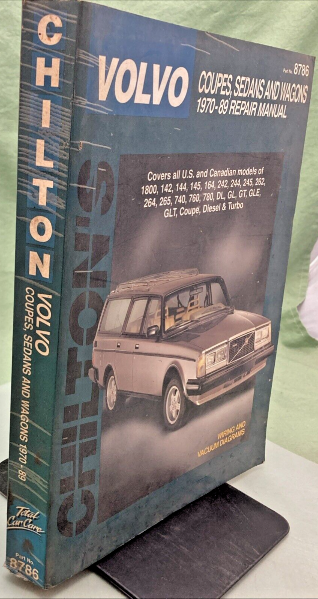 GENUINE HAYNES 8786 VOLVO COUPES, SEDANS, AND WAGONS 1970-89 REPAIR MANUAL