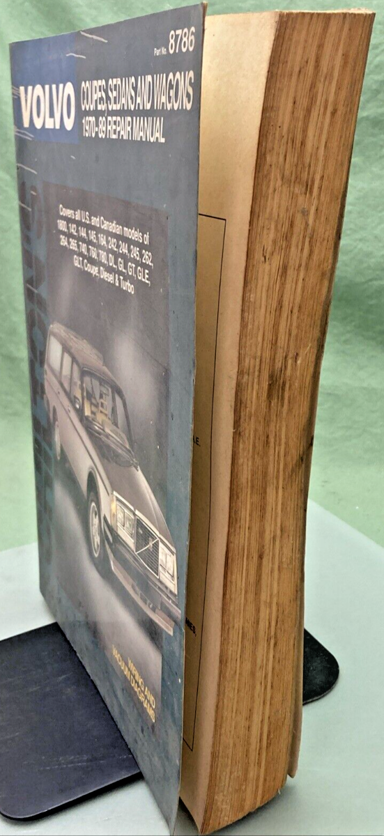GENUINE HAYNES 8786 VOLVO COUPES, SEDANS, AND WAGONS 1970-89 REPAIR MANUAL