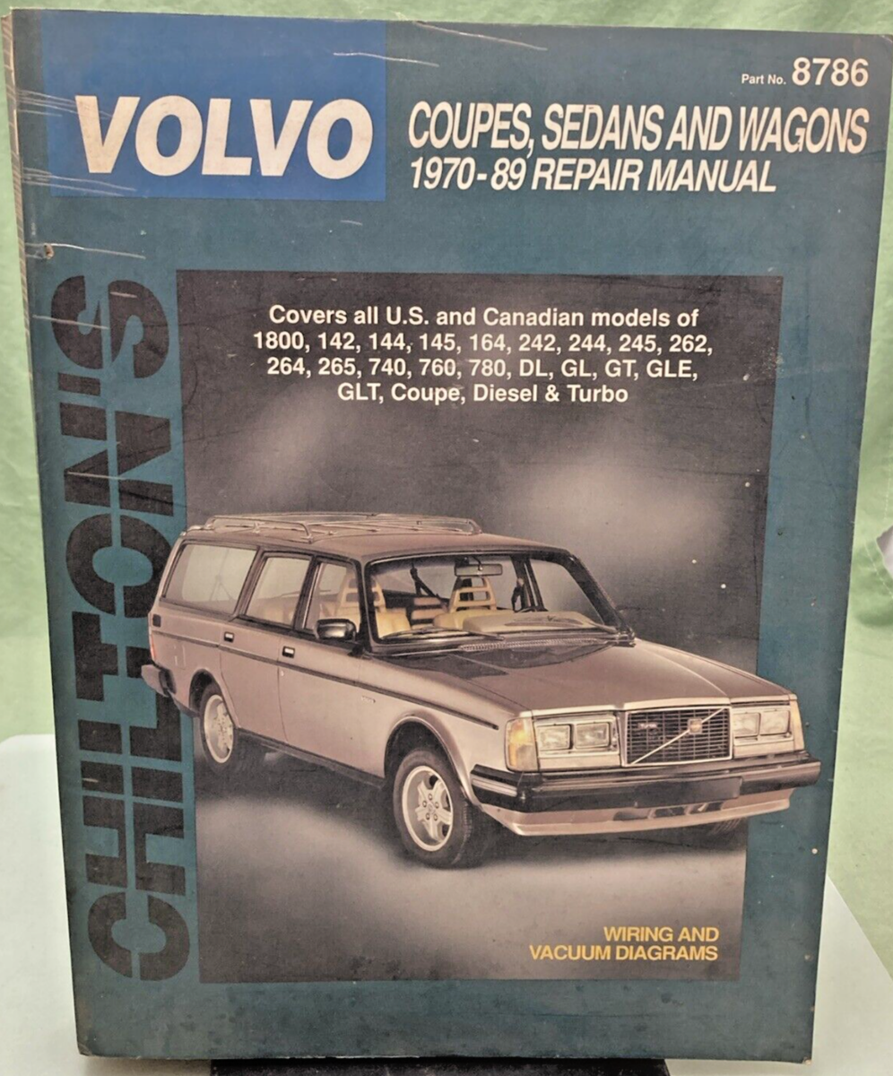 GENUINE HAYNES 8786 VOLVO COUPES, SEDANS, AND WAGONS 1970-89 REPAIR MANUAL