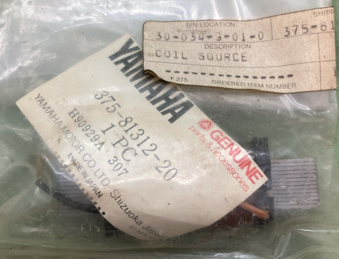 NEW GENUINE YAMAHA 375-81312-20 SOURCE COIL FOR 1974 DT100A