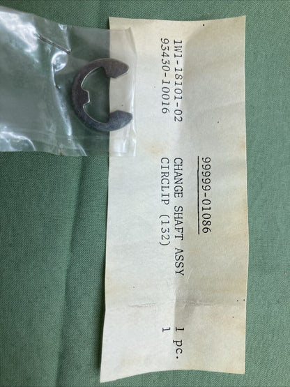 NEW GENUINE YAMAHA 99999-01086 SHIFT SHAFT ASSEMBLY W/ CIRCLIP
