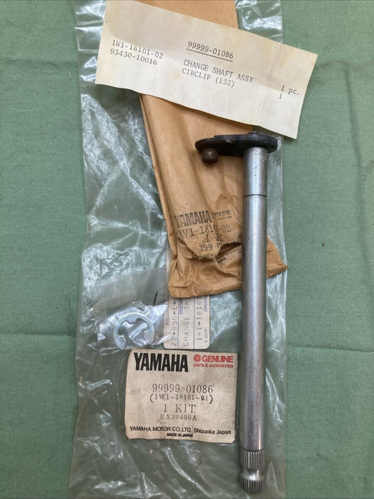 NEW GENUINE YAMAHA 99999-01086 SHIFT SHAFT ASSEMBLY W/ CIRCLIP