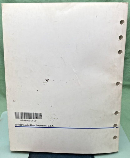 GENUINE YAMAHA LIT-18865-01-99 MARINE TECHNICAL GUIDE 1999