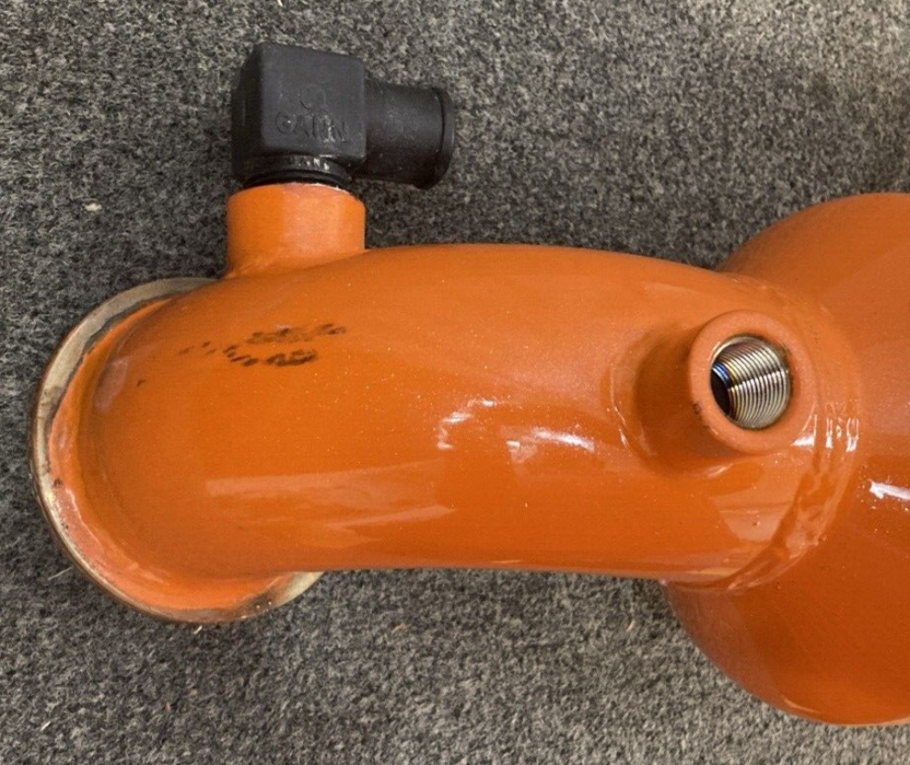 NEW REPLACES INDMAR ENGINE CATALYTIC CONVERTER ELBOW 588933-B STARBOARD ORANGE