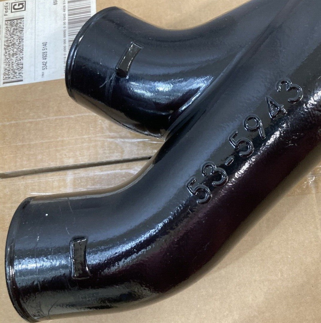 NEW GENUINE INDMAR 535943E EXHAUST Y PIPE 6.2 FORD ECOAT 3.5" X 4"