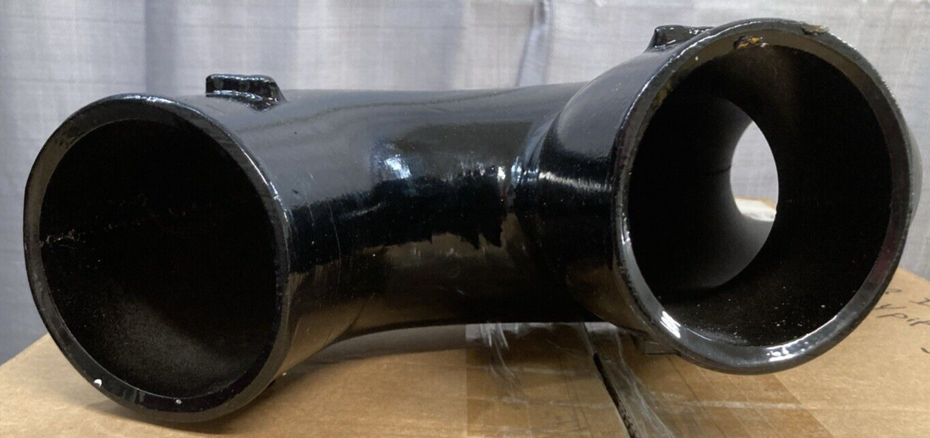 NEW GENUINE INDMAR 535943E EXHAUST Y PIPE 6.2 FORD ECOAT 3.5" X 4"