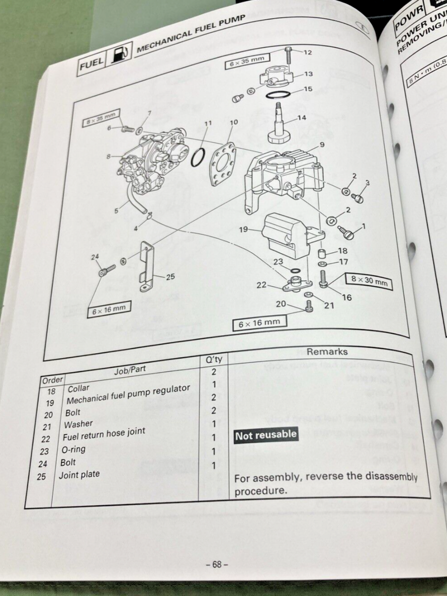 GENUINE YAMAHA LIT-18616-02-22 Z150Z, LZ150Z, VZ150Z SUPP. SERVICE MANUAL 2000