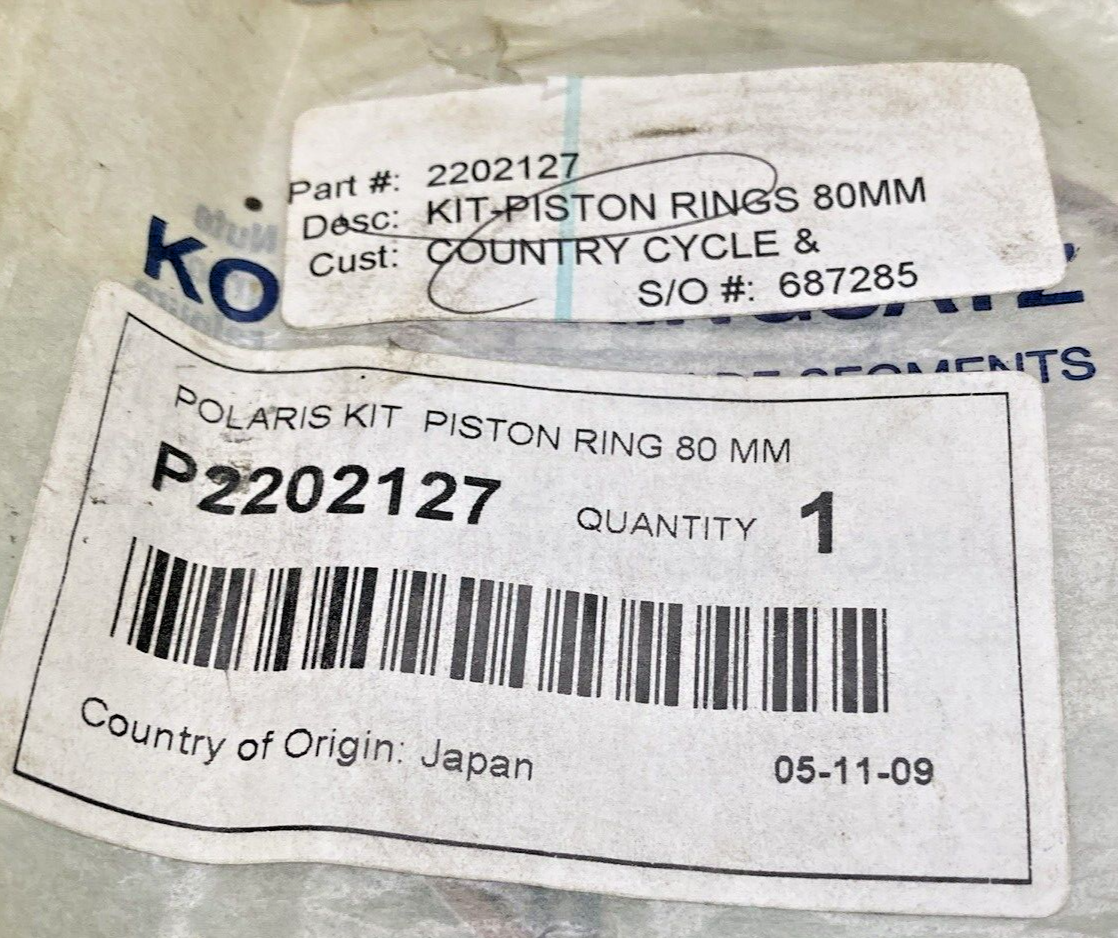 NEW GENUINE POLARIS 2202127 KIT, PISTON RING