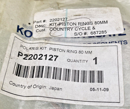 NEW GENUINE POLARIS 2202127 KIT, PISTON RING