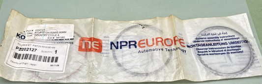 NEW GENUINE POLARIS 2202127 KIT, PISTON RING