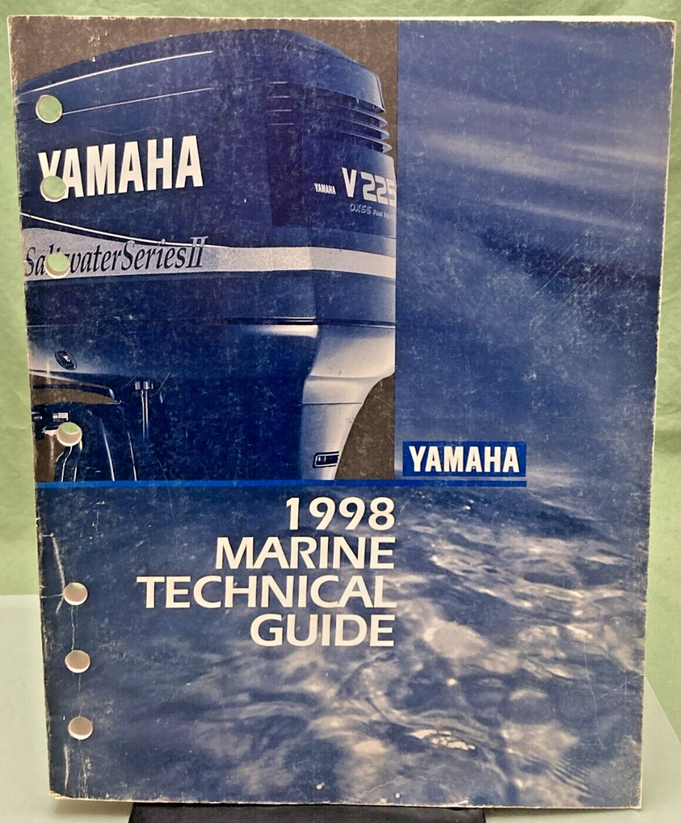 GENUINE YAMAHA LIT-18865-01-98 MARINE TECHNICAL SERVICE GUIDE 1998