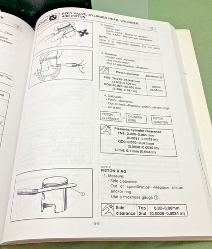 GENUINE YAMAHA LIT-18616-WR-70 WRB650-700R/RA SERVICE MANUAL 1992