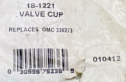NEW  REPLACES SIERRA 18-1221 RETAINER GASKET VALVE CUP