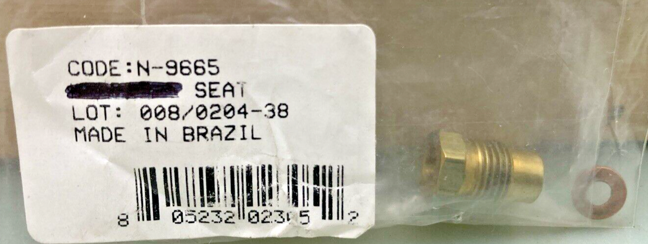 NEW REPLACES STROMBERG N-9665 FUEL INLET GROSS JEAT SET 97