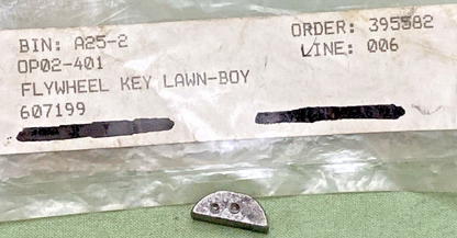 QTY 2 NEW REPLACES LAWN-BOY 607199 FLYWHEEL KEY