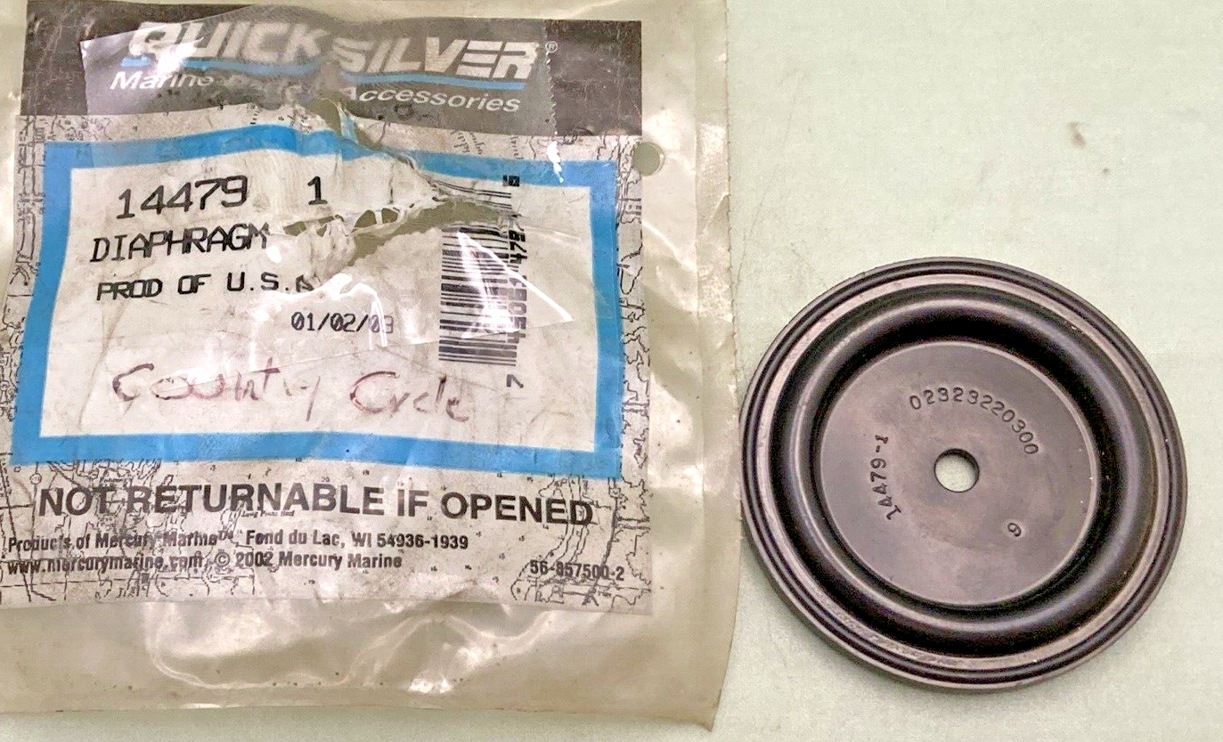 NEW REPLACES QUICKSILVER 144791 EXHAUST MANIFOLD AND EXHAUST PLATE DIAPHRAGM
