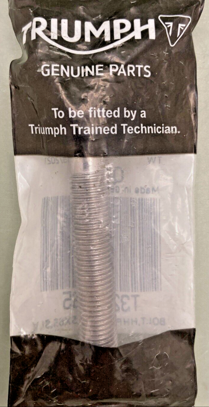 NEW GENUINE TRIUMPH T3205765 Bolt, Hhf, M10 X 65, Slv