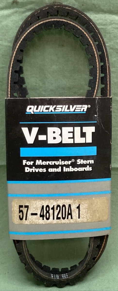 NEW GENUINE QUICKSILVER 57-48120A1 V-BELT  46" STERNDRIVE TIMING