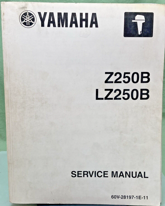 GENUINE YAMAHA LIT-18616-02-43 Z250B, LZ250B SERVICE MANUAL 2002
