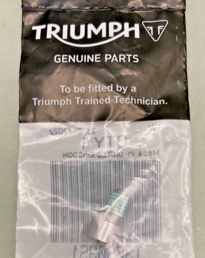 NEW GENUINE TRIUMPH T3050351 - Screw, Cap/hd, M6 X 10, Slv, Enc