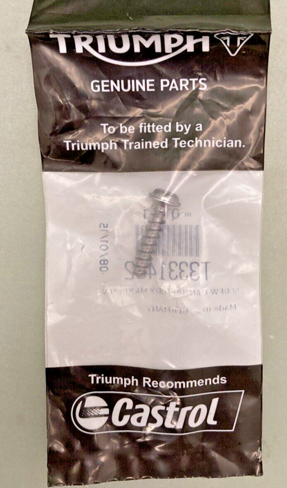 NEW GENUINE TRIUMPH T3331432 - Screw, Pan/hd, Torx, M4X18, Slv