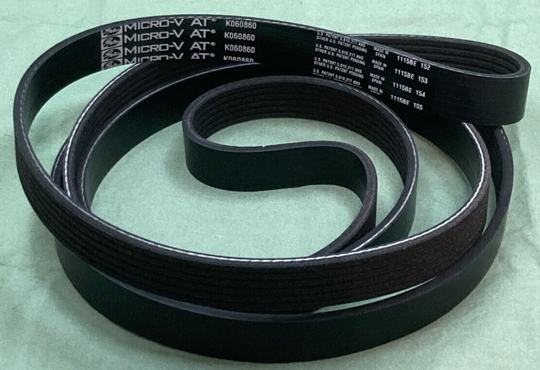 NEW GENUINE GATES K060860 BELT SERPENTINE MICRO-V  86-9/16" 6 RIB