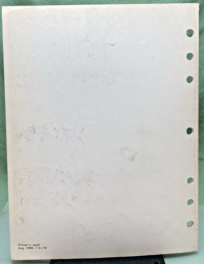 GENUINE YAMAHA LIT-18616-00-47 OUTBOARDS 25D/25ED SERVICE MANUAL 1989