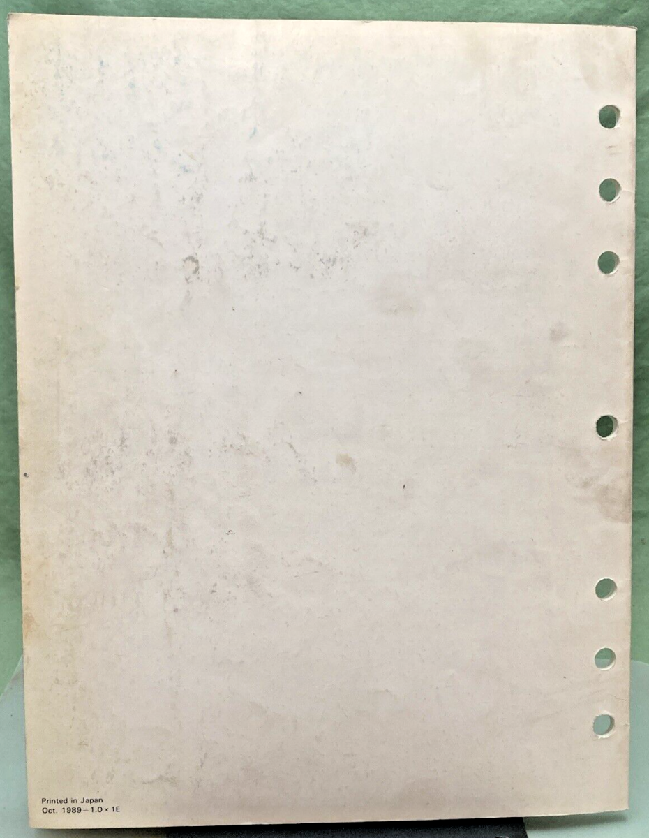 GENUINE YAMAHA LIT-18616-00-45 OUTBOARDS CV40E SERVICE MANUAL 1989