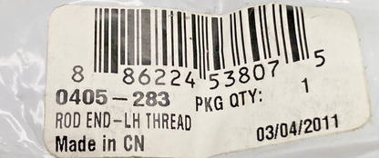 NEW GENUINE ARCTIC CAT 0405-283 ROD END PKG, TIE ROD-LH THREAD