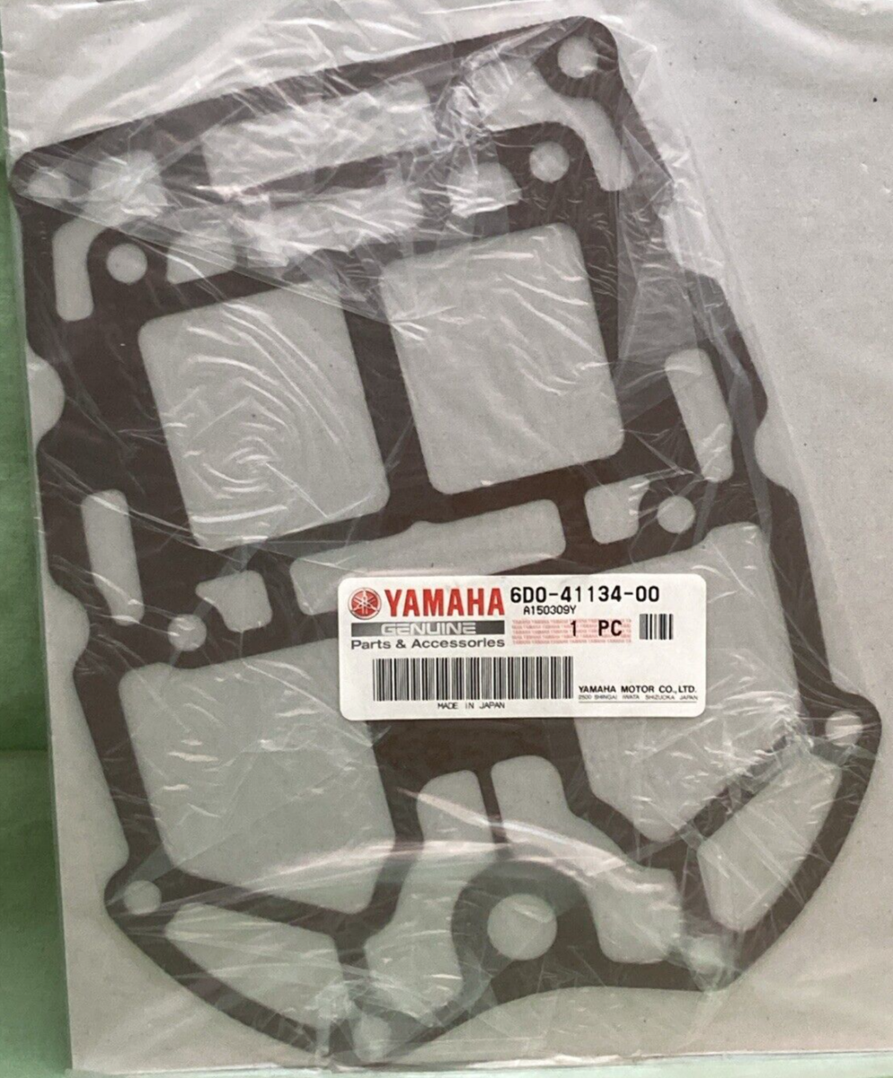 NEW GENUINE YAMAHA 6D0-41134-00 GASKET EXHAUST MANIFOLD OUTBOARD