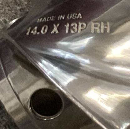 NEW GENUINE MERCURY 48-8M0055547 PROPELLER EXPRESS 4 BLADE RH 14"D 13" PITCH SS