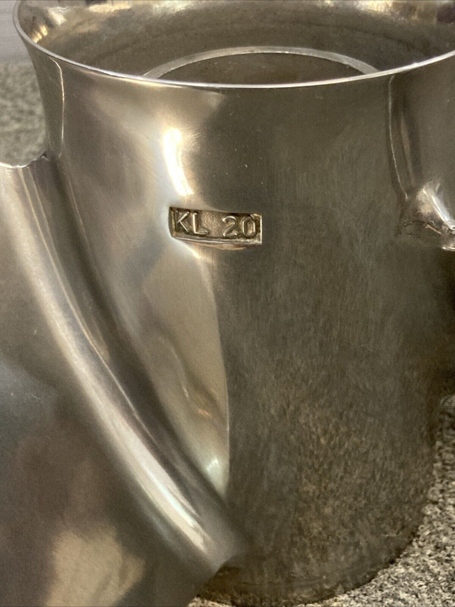 NEW GENUINE YAMAHA MAR-GYT3B-L4-20 PROPELLER 3 BLADE LH 13.25"D 20" PITCH SS