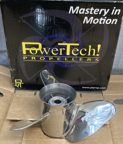 NEW POWERTECH OFX3R23PCL200 PROPELLER 3 BLADE RH 15.25"D 23" PITCH SS