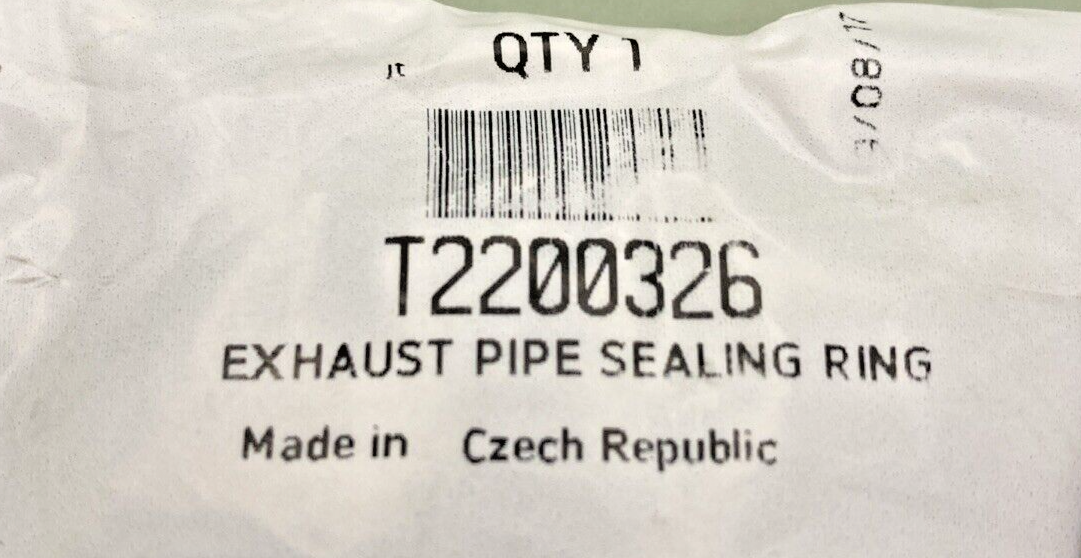 NEW GENUINE TRIUMPH TT2200326  Exhaust Pipe Sealing Ring