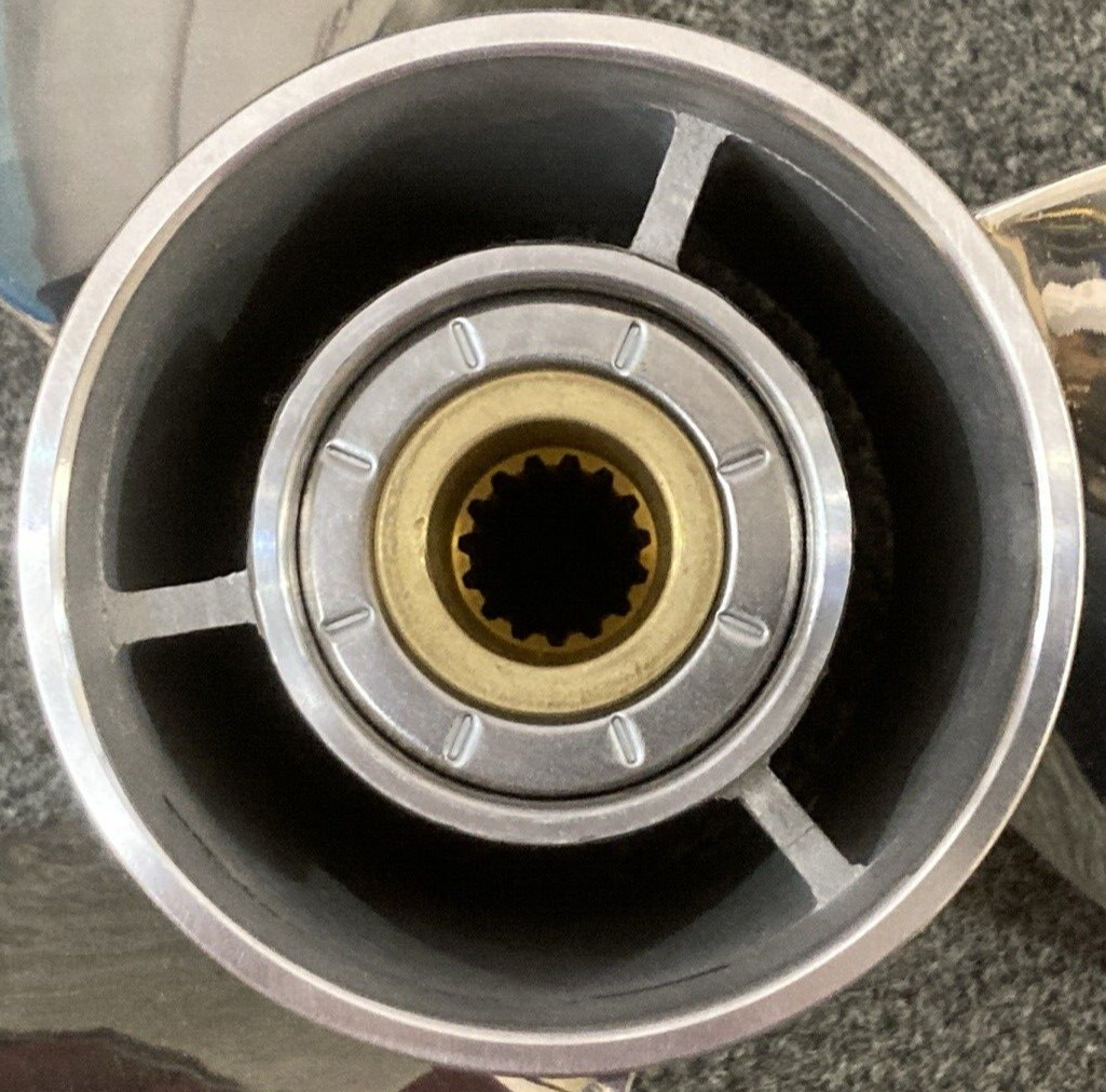 NEW GENUINE SOLAS 1551-140-24 PROPELLER HR TITAN 3 BLADE RH 14"D 24" PITCH SS