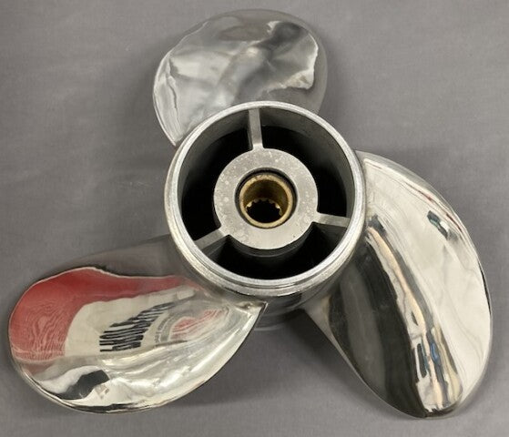 YAMAHA 6CE-45978-00 PROPELLER 3-BLADE RH 15.5"D 17" PITCH SS New Genuine