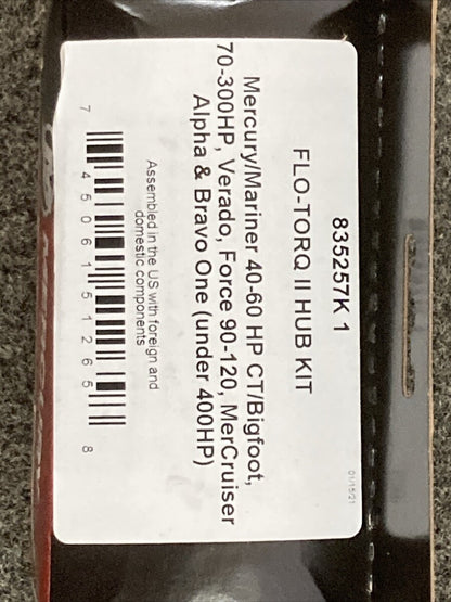 NEW GENUINE MERCURY 48-8M8026560 PROPELLER SPITFIRE 4-BLADE RH 13.8"D 11" PITCH