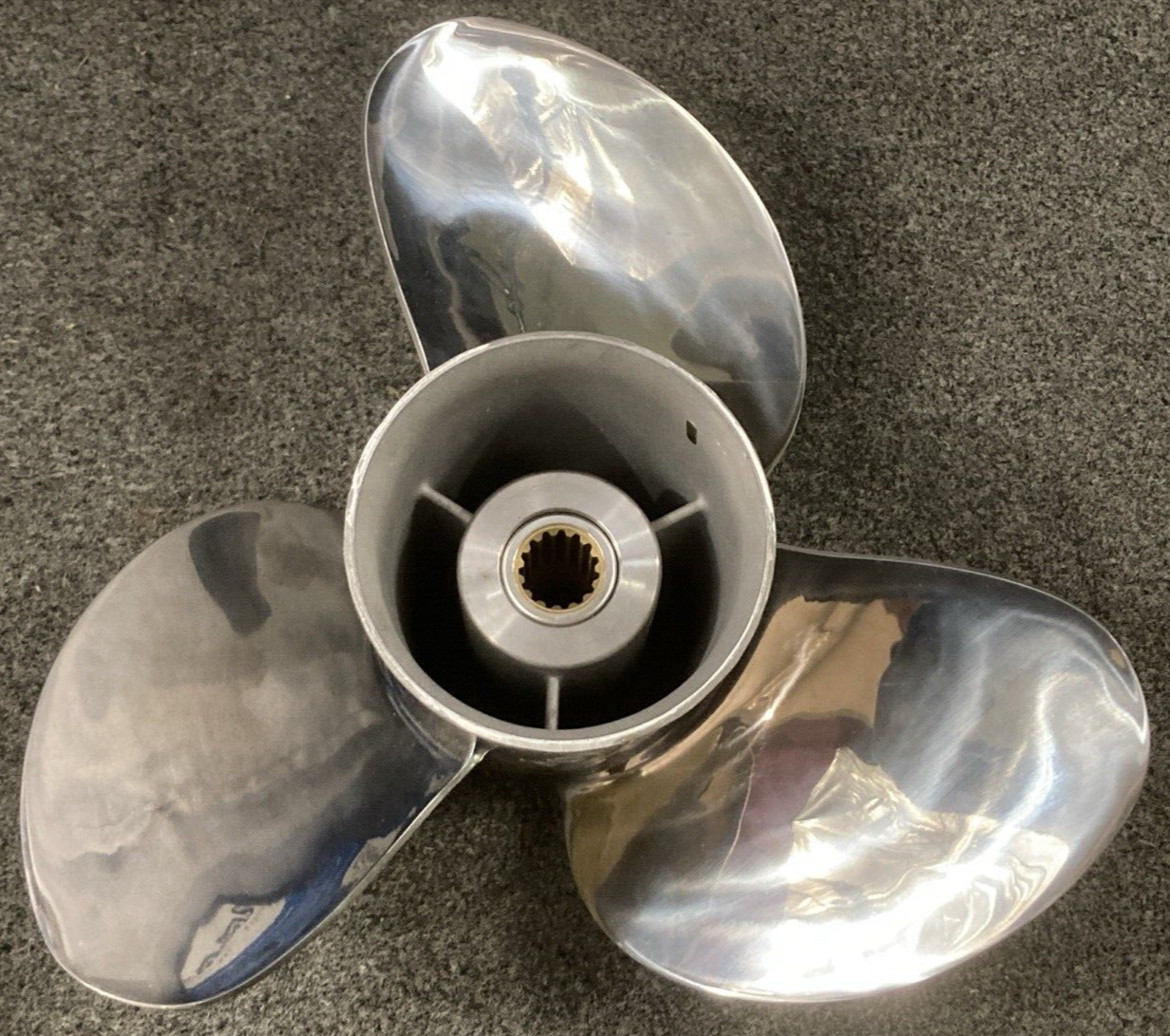 NEW GENUINE SOLAS 1531-145-15 PROPELLER NEW SATURN 3 BLADE 14.5"D 15" PITCH SS