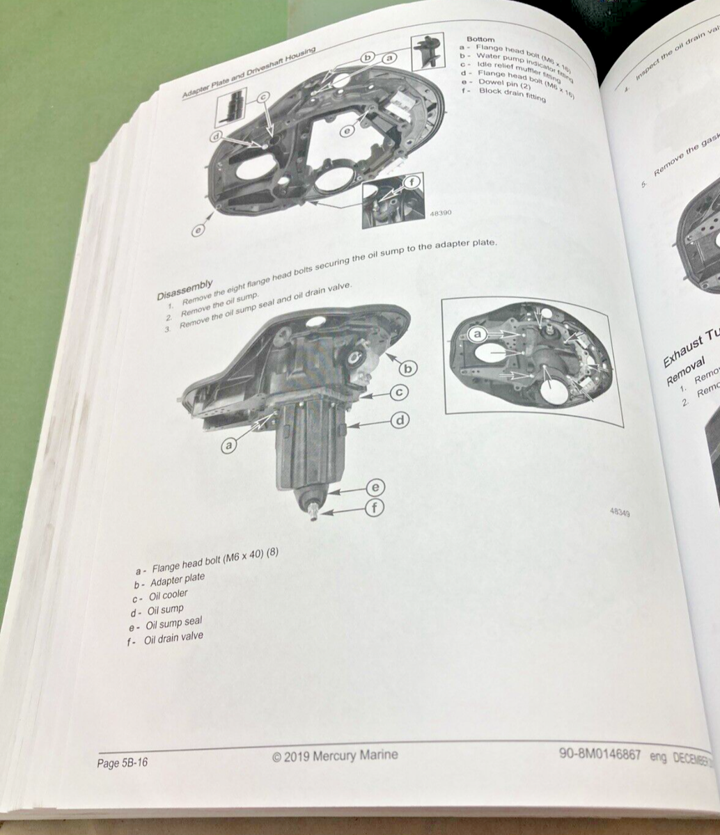 GENUINE MERCURY 90-8M0146867 MERCURY 150/150 SEAPRO SERVICE MANUAL 2018