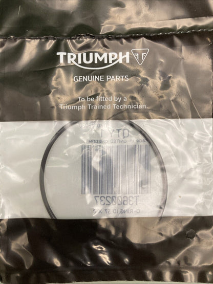 QTY 2 NEW GENUINE TRIUMPH T3600237 O Ring, Id 57 X 2