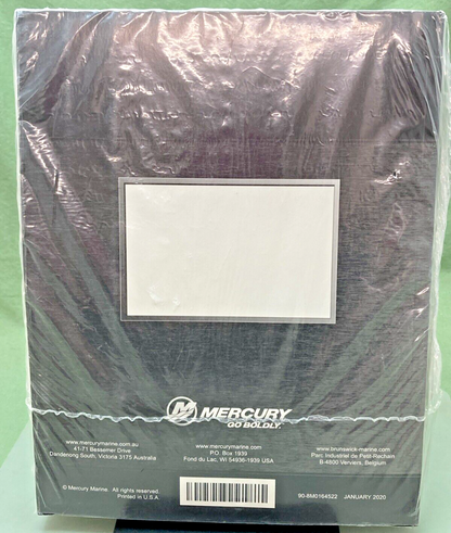 NEW GEN. MERCURY 90-8M0164522 JOYSTICK PILOTING OUTBOARDS DIAGNOSTIC MANUAL 2020