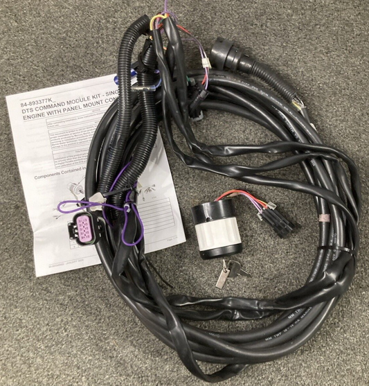 GENUINE MERCURY 84-893377K01 DTS Command Module WIRING HARNESS & KEY SWITCH