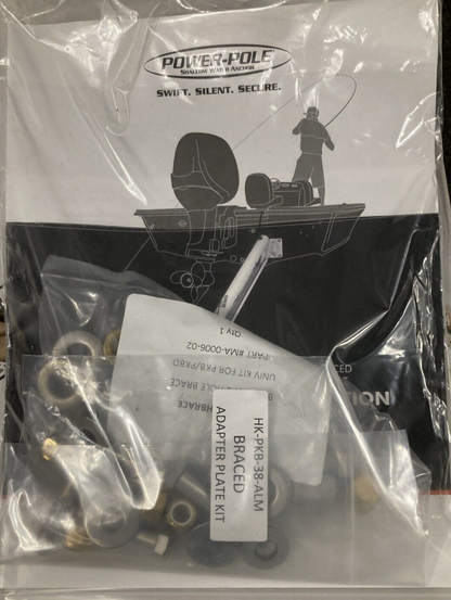 NEW GENUINE POWER-POLE PKB-S-2-6-P-BK ANCHOR PLATE KIT BLACK PORT SIDE
