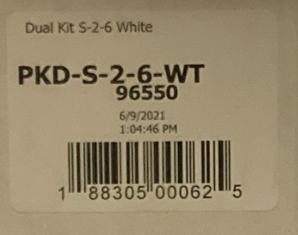 NEW GENUINE POWER-POLE PKB-S-2-6-WT ANCHOR DUAL PLATE KIT WHITE