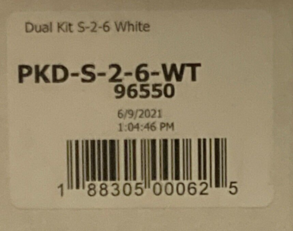 NEW GENUINE POWER-POLE PKB-S-2-6-WT ANCHOR DUAL PLATE KIT WHITE