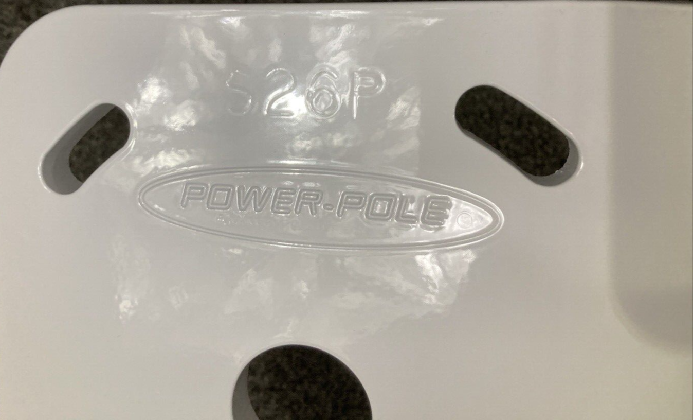 NEW GENUINE POWER-POLE PKB-S-2-6-WT ANCHOR DUAL PLATE KIT WHITE