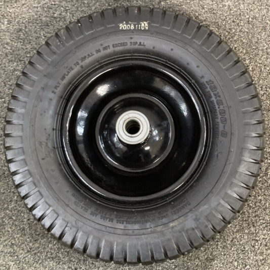 NEW GENUINE OEM PNEUMATIC 13 x 5.00 - 6 tire W/ WHEEL / HUB ASSEMBLY BLACK