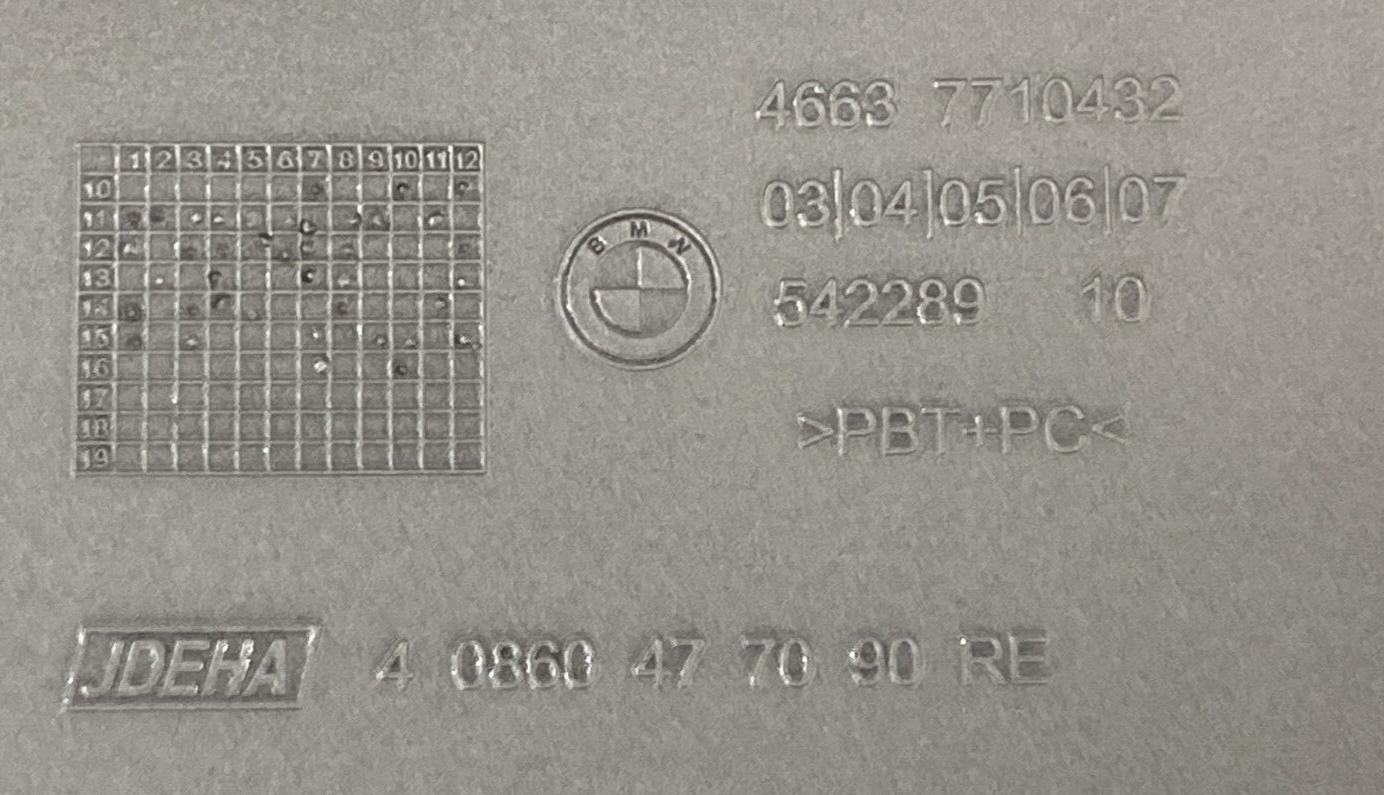 NEW GENUINE BMW 46638545915 FAIRING PANEL FRONT LEFT GLACIER-SILVER FOR K1600GTL