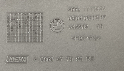 NEW GENUINE BMW 46638545915 FAIRING PANEL FRONT LEFT GLACIER-SILVER FOR K1600GTL